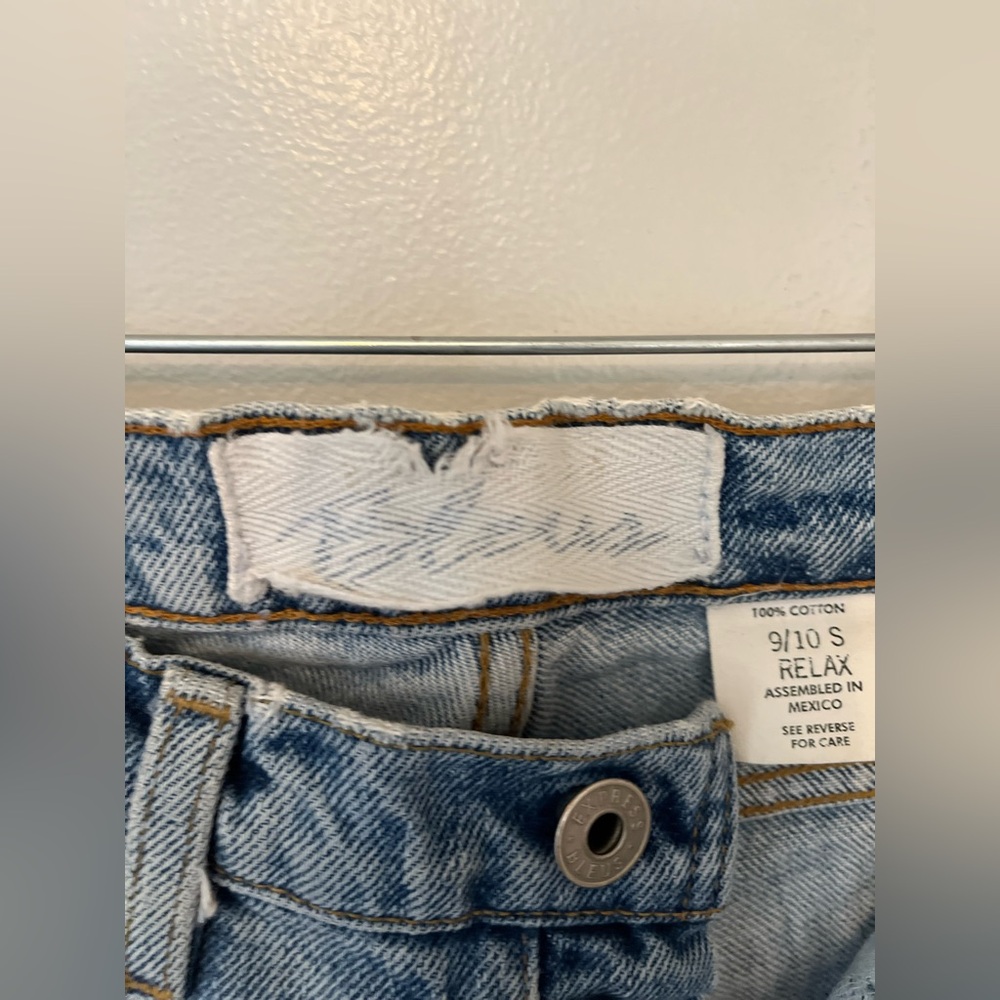 Express BLUES Relaxed Fit Jeans Size 9/10 – Classic Vintage Style - Picture 4 of 11